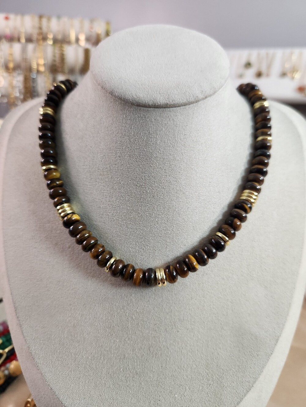 Handmade Tigers Eye Necklace